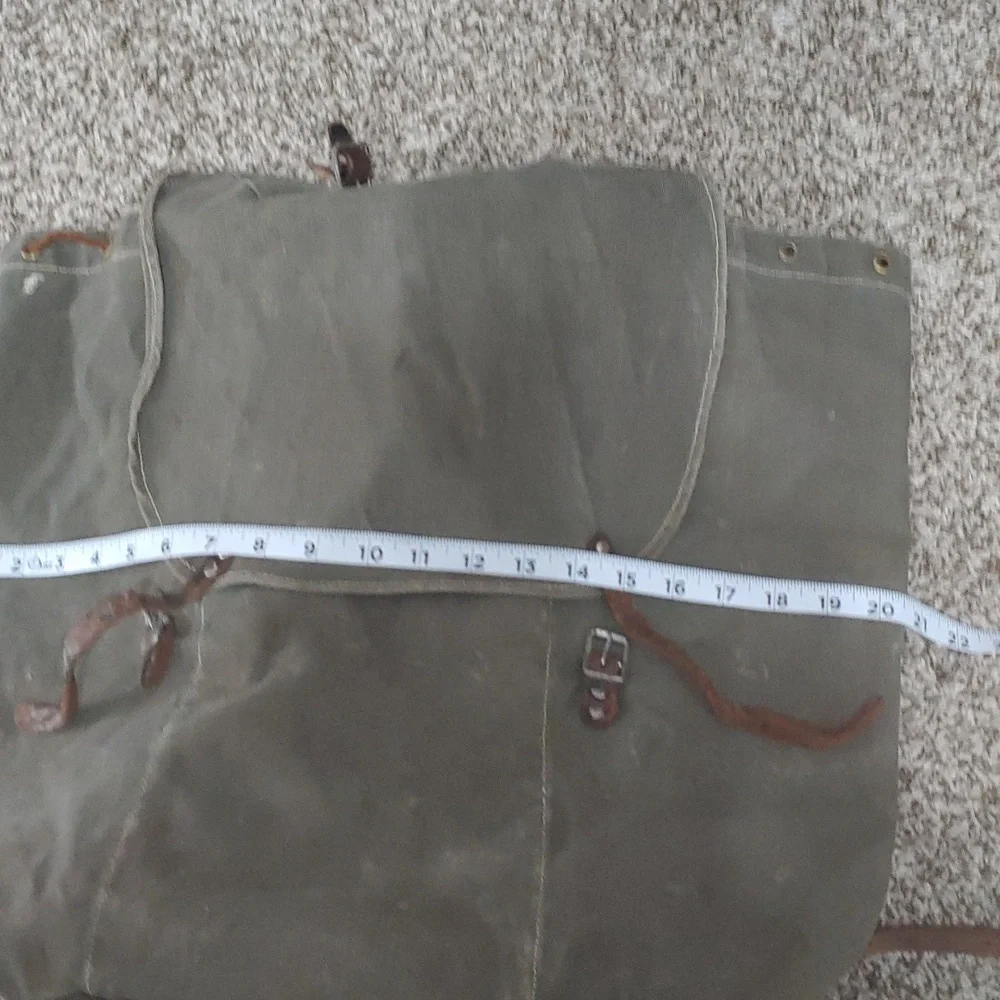 Vintage Swiss Army Backpack M39 Knapsack